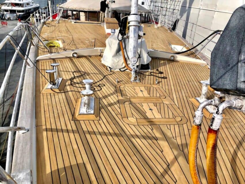 Yacht refit estimate example