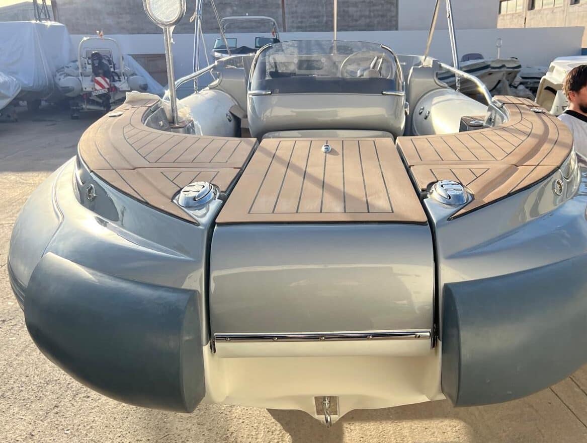 Synthetic teak deck option